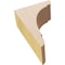 Ekena Millwork 2"W x 4"D x 6"H Classic Olympic Rough Cedar Woodgrain TimberThane Corbel, Primed Tan CORUR02X04X06OLYRCPR - alternate 4